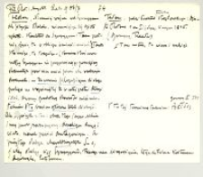 Filozofia Platona i Arystotelesa : Zima 1906/7. 1 g.[odzina] tyg.[odniowo] od 6 do 7 wieczorem. 2.Semestr letni