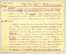 Rozw&oacute;j filozofii greckiej : 4 godziny P&oacute;łr.[ocze] zimowe 1924/5".Tekst i zagadnienia 64 wykład&oacute;w od 1 października 1924 r. do 18 marca 1925 r.