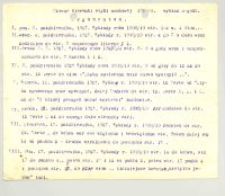 Gł&oacute;wne kierunki etyki naukowej : 1927/8 wykład 4-godz.[inny]".Plan i zagadnienia 60 wykład&oacute;w od 8 października 1927 r. do 15 marca 1928 r.