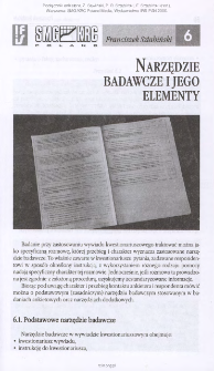 Narzędzie badawcze i jego elementy