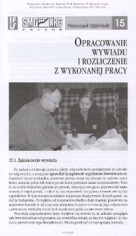 Opracowanie wywiadu i rozliczenie z wykonanej pracy