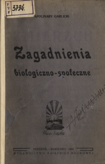 Zagadnienia biologiczno-społeczne