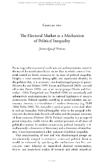 The Electoral Market as a Mechanism of Political Inequality