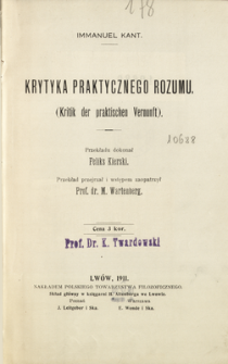 Krytyka praktycznego rozumu
