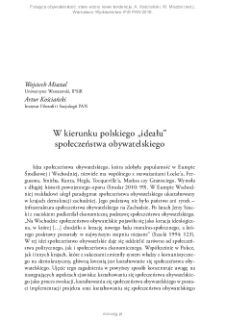 W kierunku polskiego &bdquo;ideału&rdquo; społeczeństwa obywatelskiego