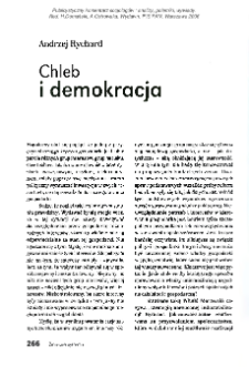 Chleb i demokracja