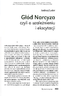 Gł&oacute;d Narcyza czyli o uzależnieniu i ekscytacji