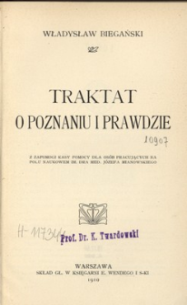 Traktat o poznaniu i prawdzie