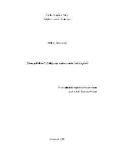 "Zoon politikon" : Polityczne wytwarzanie zwierzęcości