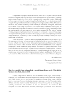 Homo polacus. Eseje o polskiej duszy [Essays on the Polish Spirit], by Piotr Augustyniak