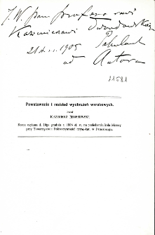 Powstanie i rozkład wyobrażeń wzrokowych