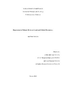 Depression in Poland. Between Local and Global Discourses