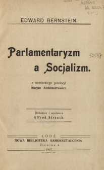 Parlamentaryzm a socjalizm