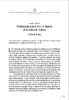 Mathematics and Art: In Search of a Cultural History. Critical Study (Lynn Gamwell, Mathematics and Art: A Cultural History, forward by Neil deGrasse Tyson, Princeton and Oxford 2016, pp. 576)