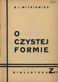 O czystej formie