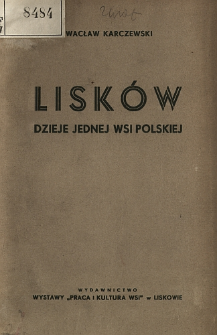 Lisków : dzieje jednej wsi polskiej