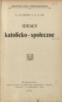 Ideały katolicko-społeczne