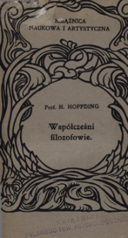 Wsp&oacute;łcześni filozofowie