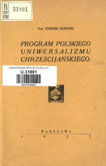 Program polskiego uniwersalizmu chrześcijańskiego