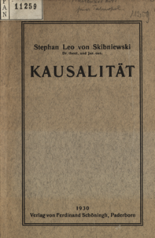 Kausalit&auml;t