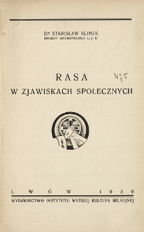 Rasa w zjawiskach społecznych