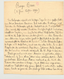 Roger Baco. (sic!) (11. Juni 1294-1894) : Sylwetka i filozofia Rogera Bacona