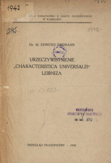 Urzeczywistnienie "Characteristica Universalis" Leibniza