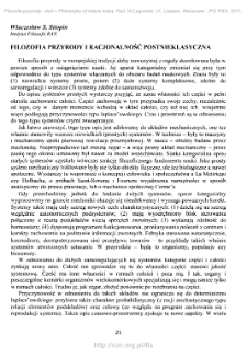 Filozofia przyrody i racjonalność postnieklasyczna