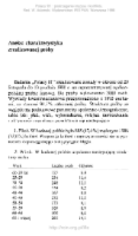 Aneks: charakterystyka zrealizowanej pr&oacute;by