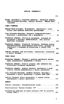 Polacy 88. Spis treści