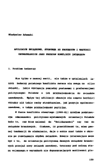 Afiliacje związkowe, stosunek do protest&oacute;w i wartości obywatelskich jako przejaw konfliktu interes&oacute;w