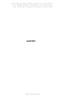 Polacy 1900-1984: dynamika społecznego konfliktu i konsensusu