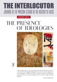 The Interlocutor : journal of the Warsaw School of the history of ideas