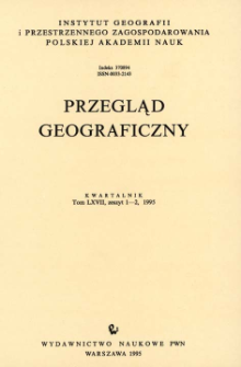 Przegląd Geograficzny T. 67 z. 1-2 (1995)