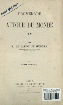 Promenade autour du monde : 1871. T. 2