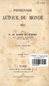 Promenade autour du monde : 1871. T. 1
