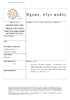 Mgowo, młyn wodny