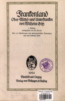 Frankenland : Ober-, Mittel- und Unterfranken