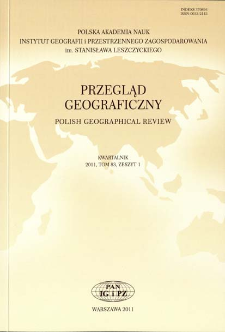Przegląd Geograficzny T. 83 z. 1 (2011), Kronika