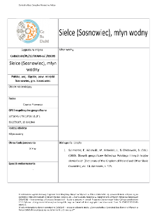 Sielce (Sosnowiec), watermill