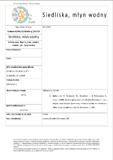 Siedliska, watermill