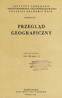 Przegląd Geograficzny T. 57 z. 1-2 (1985)
