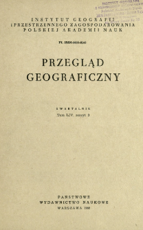 Przegląd Geograficzny T. 54 z. 3 (1982)