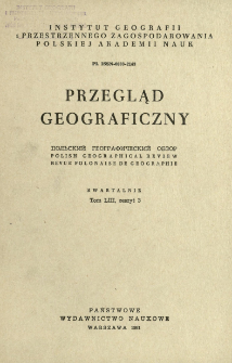 Przegląd Geograficzny T. 53 z. 3 (1981)