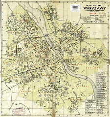 Plan Wielkiej Warszawy : z wymienieniem wszystkich ulic miasta