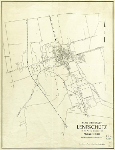 Plan der Stadt Lentschütz : nach dem Plan von Lentschütz 1:5 000