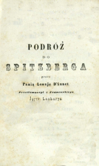 Podr&oacute;ż do Spitzberga