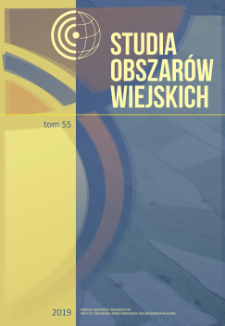 Studia Obszar&oacute;w Wiejskich = Rural Studies, t. 55, Spis treści