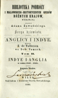 Anglicy i Indye : we 2-ch tomach. T. 2