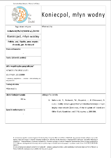 Koniecpol, watermill